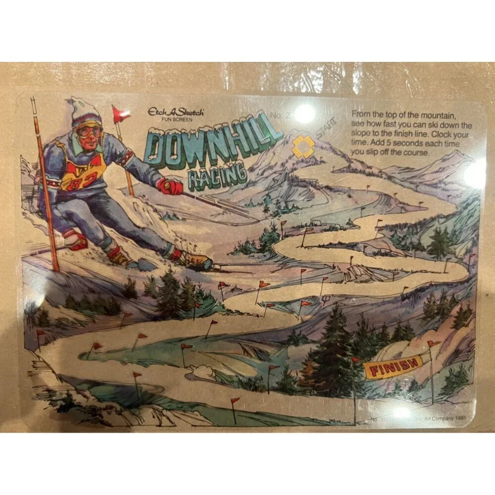 Vintage Etch A Sketch Fun Screens Action Pack‎ Sports Missing One Film, Vintage
